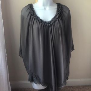 Delicate Layered Grey Tunic
